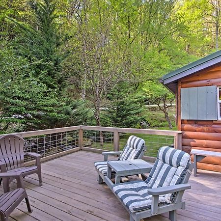 Bryson City Cabin With Fire Pit On Coopers Creek! Kültér fotó