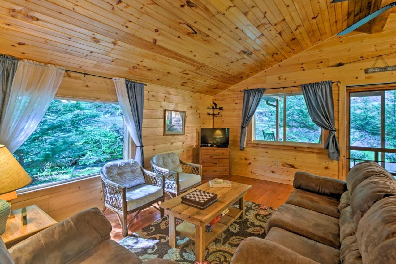Bryson City Cabin With Fire Pit On Coopers Creek! Kültér fotó