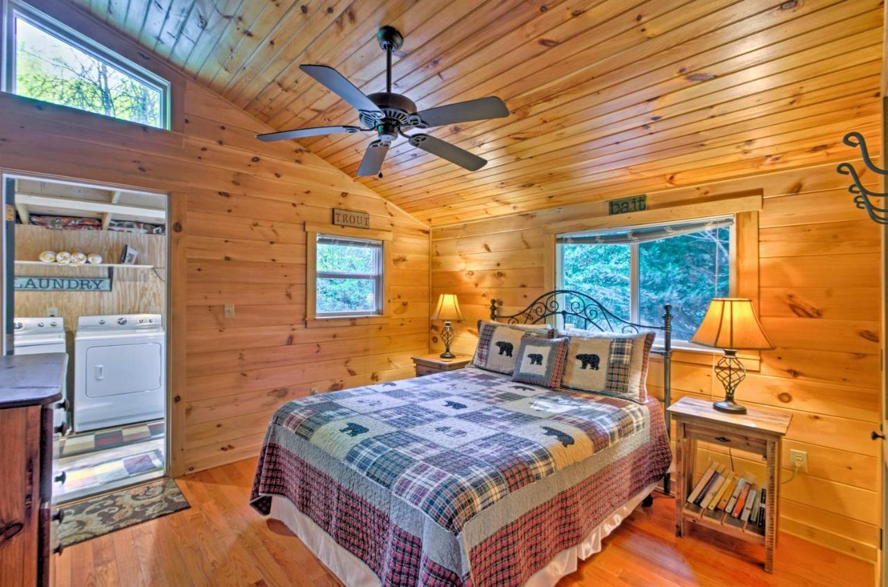 Bryson City Cabin With Fire Pit On Coopers Creek! Kültér fotó