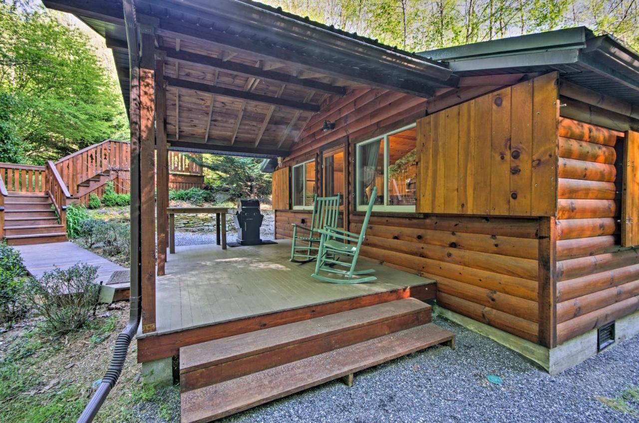 Bryson City Cabin With Fire Pit On Coopers Creek! Kültér fotó