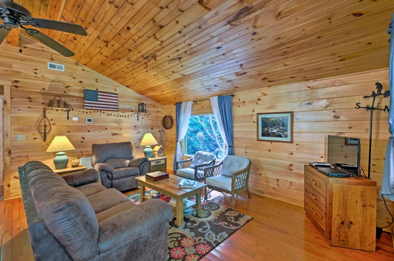 Bryson City Cabin With Fire Pit On Coopers Creek! Kültér fotó